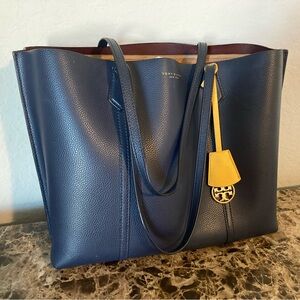Tory Burch Perry Tote Bag Royal Blue